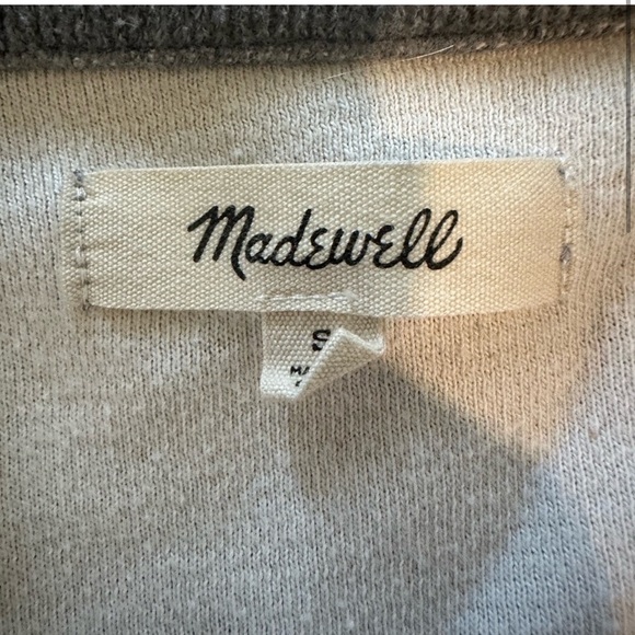 Madewell Grey Ribbed Shacket - Picture 5 of 6